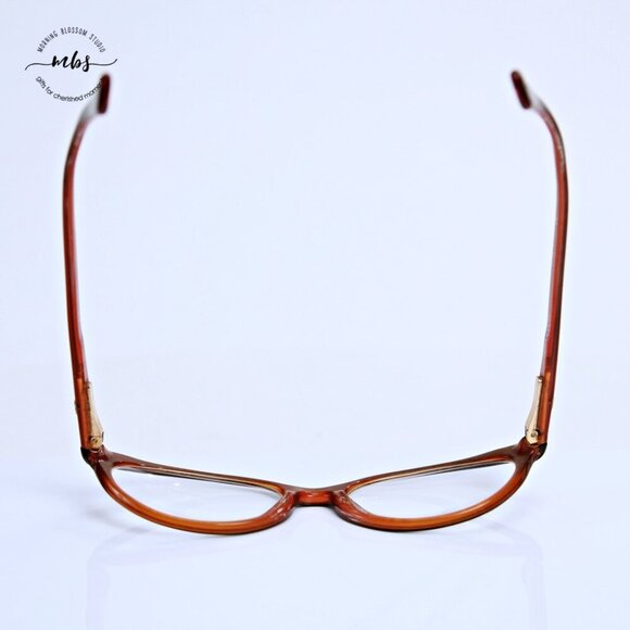 Chanel Cat Eye Vintage Eyeglasses Frame Black Brown Gold 50-17-140 - Picture 11 of 13